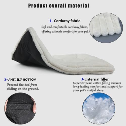 36 Inch Dog Crate Bed for Medium to Large Size Dogs, Ultra Soft Dog Pad for - Image 5