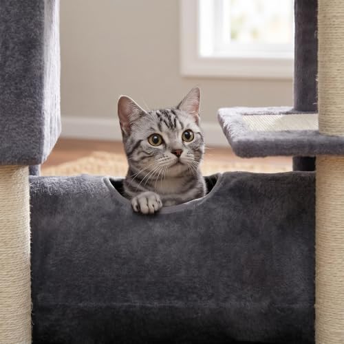 YUNIQUE Small Cat Tree for Indoor Cats, Cat Tower - Image 6