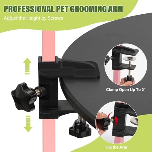 getlstub Dog Grooming Arm with Pet Grooming Hammock, Dog Grooming Stand with - Image 4