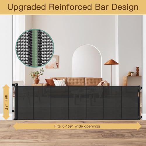 Reinforced 159 Inch Extra Wide Baby Gate - Image 2