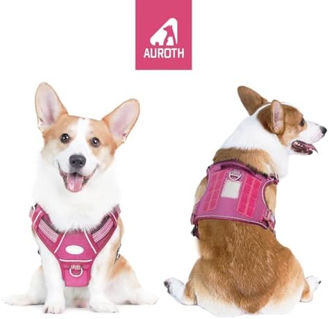 AUROTH Tactical Dog Harness Medium Sized Dog No Pull Adjustable Dog Vest - Image 2