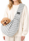 Dog Sling Carrier for Small Dogs and Cats 5–16 lbs, Puppy Carrier Sling by AXEARTE