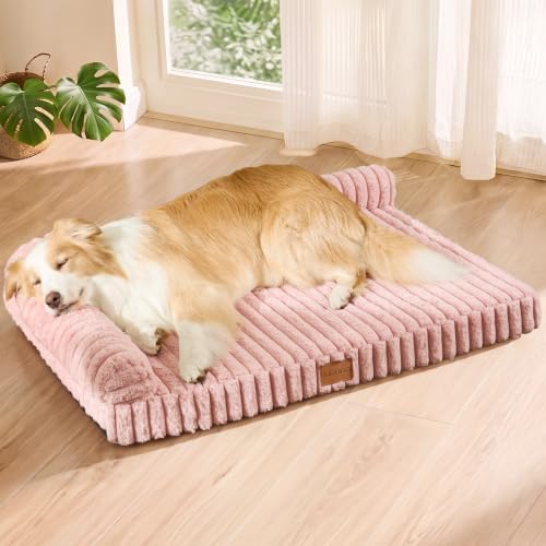Orthopedic Medium Dog Bed Furry Pet Bed, Washable Cover 30''X20'' - Image 2