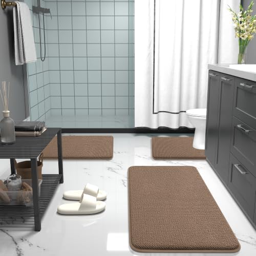 OLANLY Memory Foam Bathroom Runner Rugs 47x17, Absorbent Long Mat - Image 7