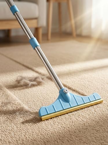 Premium Stainless Steel Pet Hair Removal Carpet Rake | Reusable Adjustable Pet - Image 5