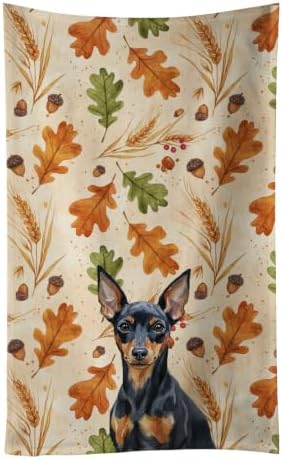 Caroline's Treasures Miniature Pinscher Dogs Kitchen Towel 15x25 in by CarolinesTreasures