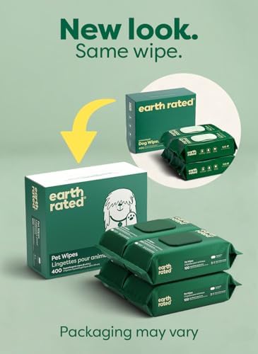 Earth Rated Dog Wipes for Paws & Butt, Deodorizing - Image 2