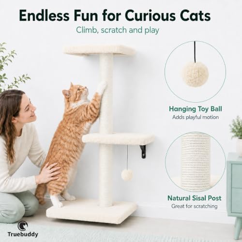 Cat Wall Shelves Set - 5 in 1 Wall-Mounted Cat Tree - Perch - Image 5