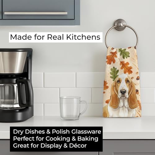 Caroline's Treasures Basset Hound Dogs Kitchen Towel 15x25 in - Image 3