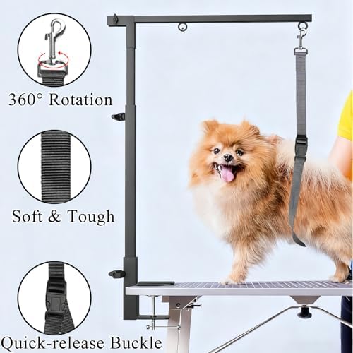 Pet Grooming Loops Fixed Noose Loop Nylon Dog Grooming Belly Strap Adjustable - Image 2