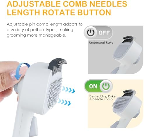2-IN-1 Pet Self-Deshedding and Grooming Brush - Image 4