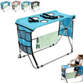 Foldable Pet Grooming Table, for Holding Anxious Cat During Baths by Unknown