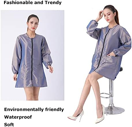 Professional Salon Smock Stylist Jacket Waterproof Hairdresser Cape Barber - Image 2