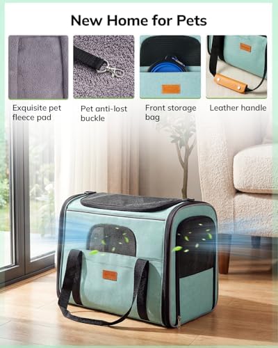 Morpilot Pet Carrier for Large Cats, Puppies & Small Dogs Up to 20lbs - Image 5