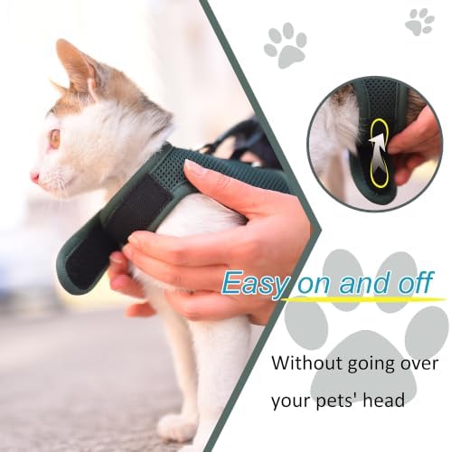 Cat Harness and Leash Set for Walking Escape Proof, Extra Large - Image 4