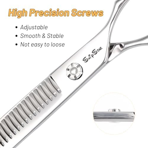 7.5in 25° Curved 35 Teeth Chunker Dog Grooming Scissors - Image 5