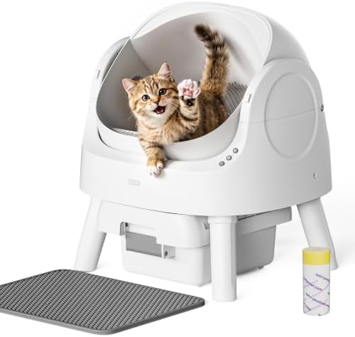 Self Cleaning Litter Box, Self Cleaning Cat Litter Box, Open-Top Design by otoging