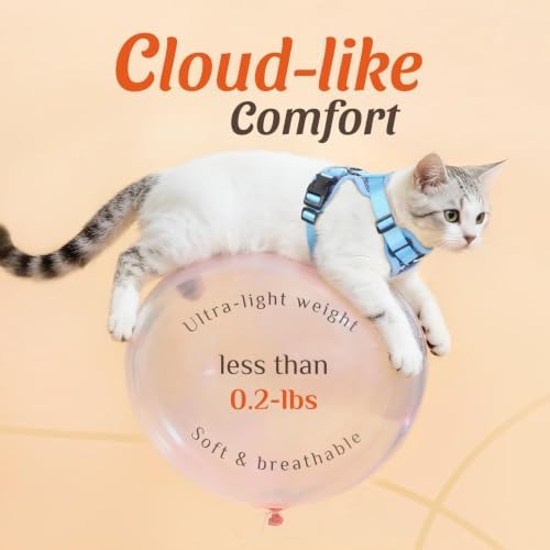 Dooradar Cat Harness and Leash Set, Adjustable and Escape Proof - Image 6