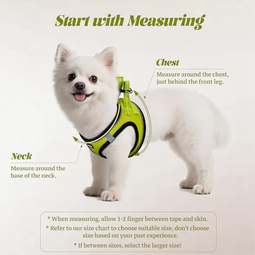 No Pull Dog Puppy Harness and Leash Set Reflective Mesh Vest Medium - Image 2