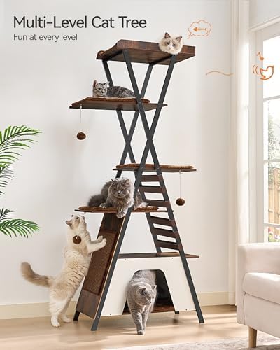 FourFurPets 72.4" Modern Cat Tree - Image 2