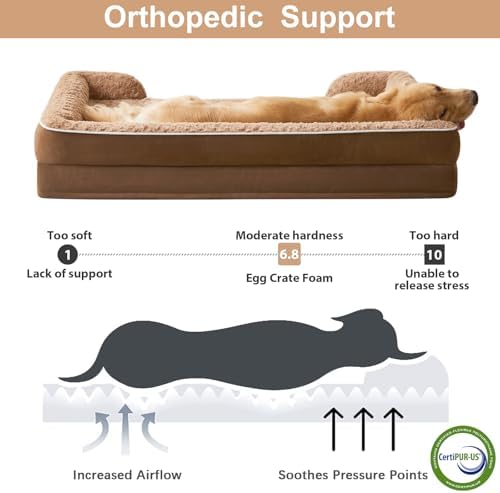 WNPETHOME Orthopedic Washable XL Dog Bed - Image 3