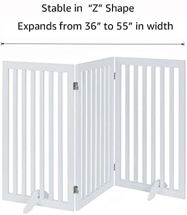 unipaws 36”H Free Standing Pet Gate - Image 7