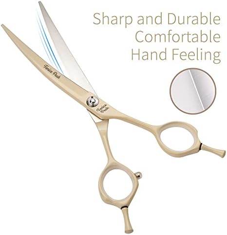 Curved Dog Grooming Scissors - Image 4