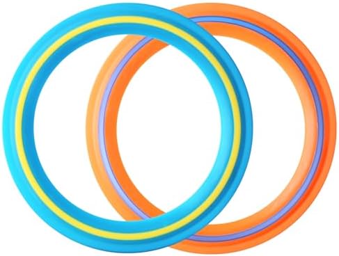 JEEFUD Flying Disc for Kids, Fun Outdoor Toys for 4-8 Year Old Boys Girls by JEEFUD