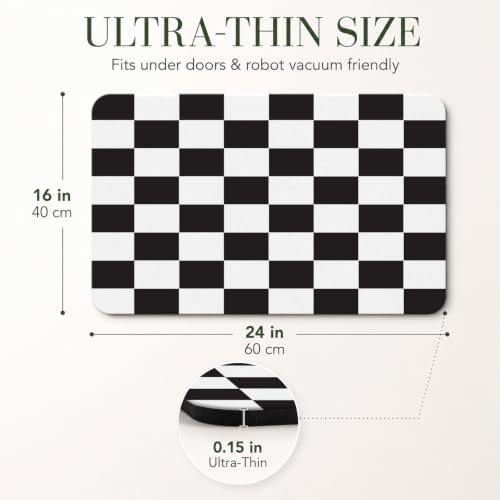 Natural Diatomaceous Earth Bath Mat, Ultra Thin Quick Dry Floor Rug - Image 3