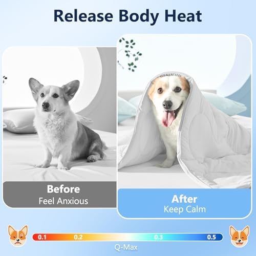 MIXJOY Cooling Blanket for Extra Large Dogs Breathable, Dual-Sided - Image 4