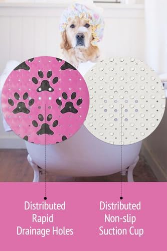 Dog Bath Mat for Tub -Non-Slip Bath Pad for Pet Dogs-Shower Non-Slip Mat Quick - Image 5