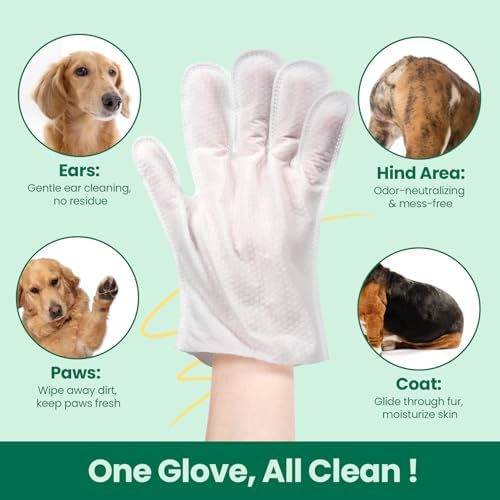 32 PCS Unscented Extra Thick Pet Bathing Wipes - Image 5