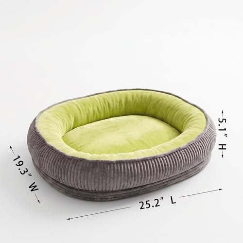 Calming Dog Bed for Medium Dogs, Orthopedic Washable Pet Bed - Image 3