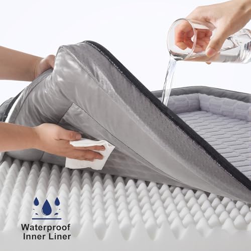 FURTIME Orthopedic Supportive Large Dog Bed, XL Waterproof Pet Bed - Image 3