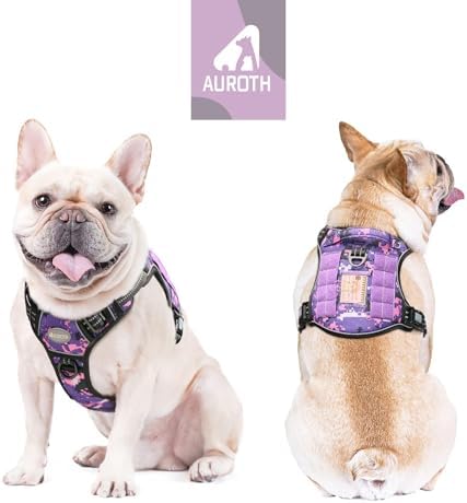 AUROTH Dog Harness for Small Medium Dogs, Tactical No Pull Dog Vest - Image 2