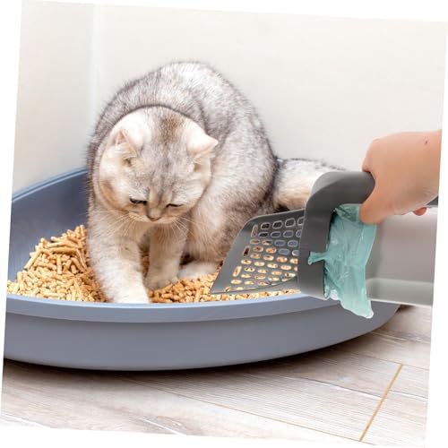 LIOOBO Cat Waste Container Small Litter Scoop Cat Poop Shoveling Metal Cat - Image 6