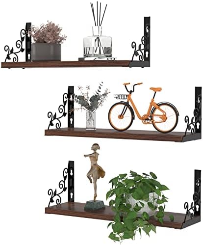 Lavezee Vintage Floating Shelves Set by Lavezee