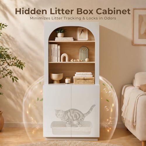 Amunrbrek Tall Cat Litter Box Enclosure - Image 3