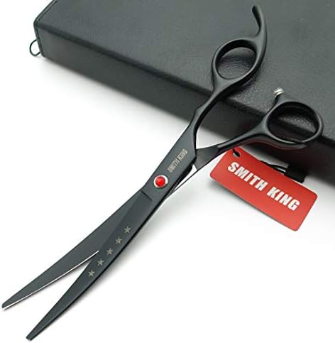 7.0in Professional Pet Grooming Scissors set, Straight & Thinning & Curved - Image 7