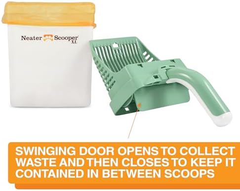 Neater Pet Brands Neater Scooper XL Cat Litter Scoop, 195 Refill Bags – - Image 3