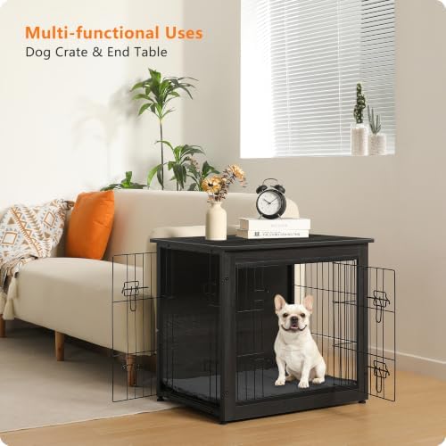 DWANTON 27" Dog Crate Furniture, Dog Kennel Indoor, - Image 7