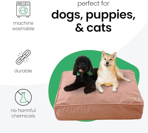 Molly Mutt Pink Dog Bed Cover, Non-Toxic & 100% Cotton - Image 3