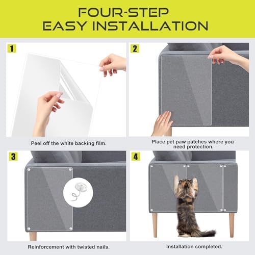 Anti Cat Scratch Furniture Protector, Walls & Doors – Heavy-Duty, Easy-to-Apply - Image 5