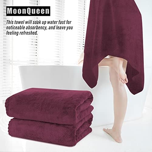 MOONQUEEN 2 Pack Premium Bath Towel Set - Image 7
