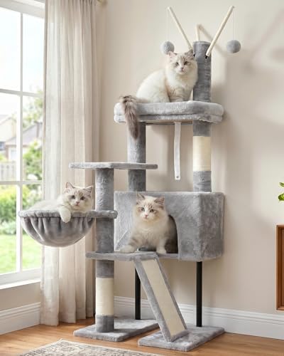Gitelsnour Cat Tree Tower for Indoor Cats, Top Platform by Gitelnour
