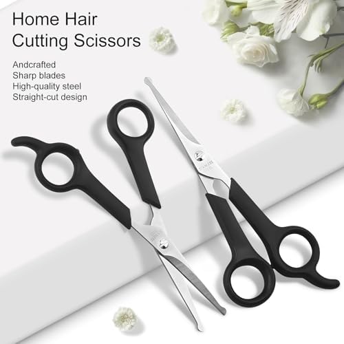 Pet Grooming Scissors Set for Body & Facial Trimming, Durable Stainless Steel - Image 2