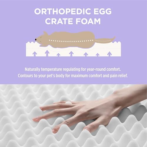 LE SURE Outdoor Waterproof XL Dog Bed, Orthopedic Pet Mat - Image 3
