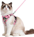 rabbitgoo Cat Harness and Leash Set, Escape Proof Vest, Melon Munch by rabbitgoo