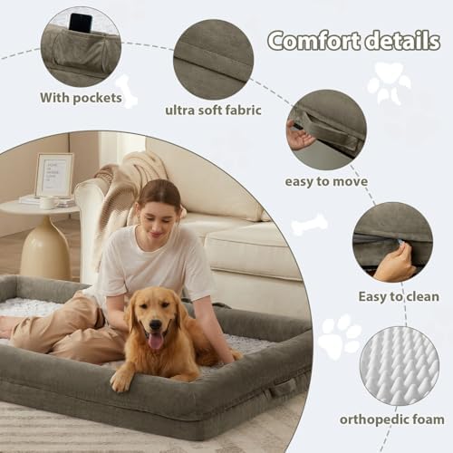 WNPETHOME Human Dog Bed Orthopedic - Image 4