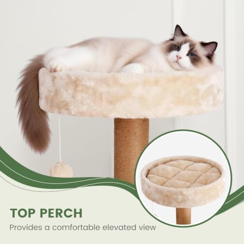 64 Inches Multi Level Cat Tree Tower Indoor Large Cats Furniture - Image 4